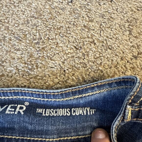 WallFlower Jeans The Luscious Curvy Fit Women's 5 Short Denim Blue Regular Pants - Picture 9 of 14